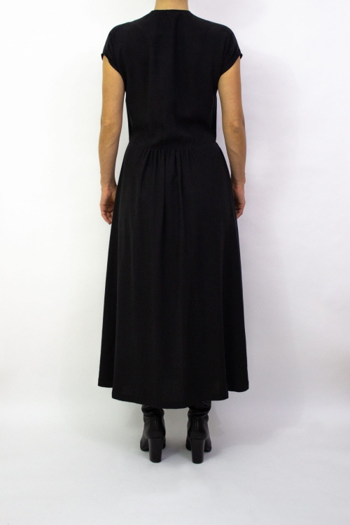 Black Olena Dress by Carmen Calburean
