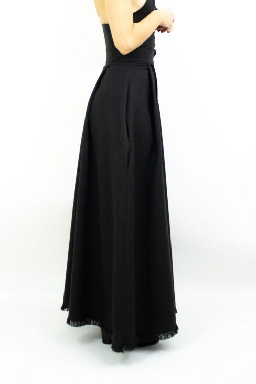 Black Helvelva Skirt by Carmen Calburean