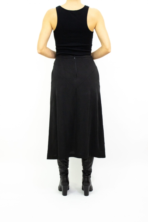 Black Geva Skirt by Carmen Calburean