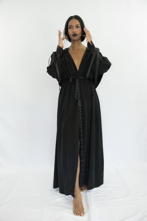Black Bana Dress by Carmen Calburean